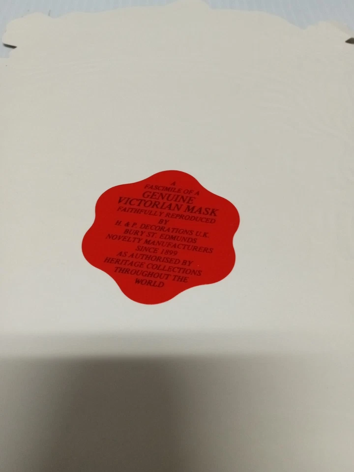 Victorian  Mask Fascimile of Gen Mask H&P ENGLAND Stockholms Leksaksmuseum - Image 4 of 4