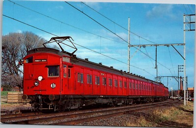 Victorian Railways E.M.U. Set Train Locomotive Postcard