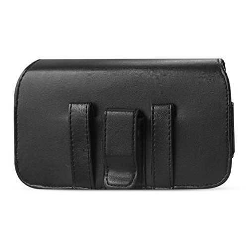 REIKO LEATHER HORIZONTAL POUCH SAMSUNG Note 3,4,5 Black INTERIOR 6.62X3.46X0.68 - Picture 8 of 8