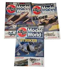 AIRFIX MODEL WORLD MAGAZINE 3 ISSUE LOT AUGUST OCTOBER 2021 MARCH 2022 48 32