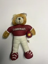 VTG Sportstuff Team NFL Cardinals Stuffed Bear~ Plushie~ 10 Inches