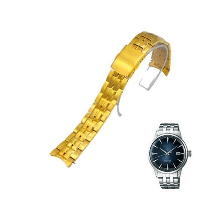 Automatic 4R39A SSA232K 20mm Stainless Steel Watch Bracelet For Seiko