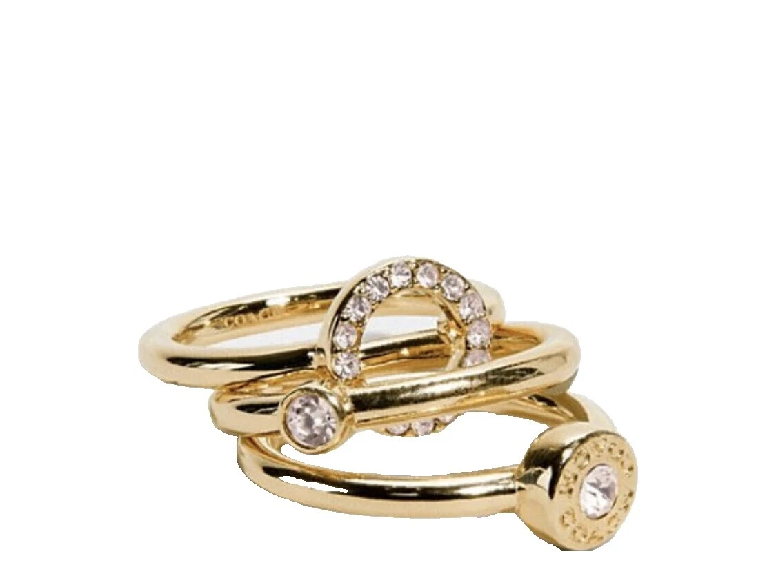 Coach 8 Ring Fashion Rings