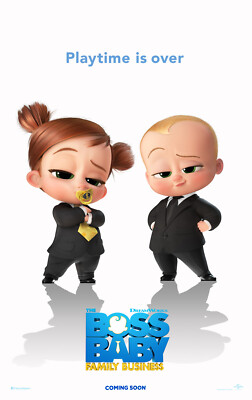 BOSS BABY FAMILY BUSINESS MOVIE POSTER 2 Sided ORIGINAL INTL Advance 27x40 