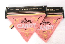 2 Count Easy Tiger Dog Bandana Arm Candy One Size Fits All