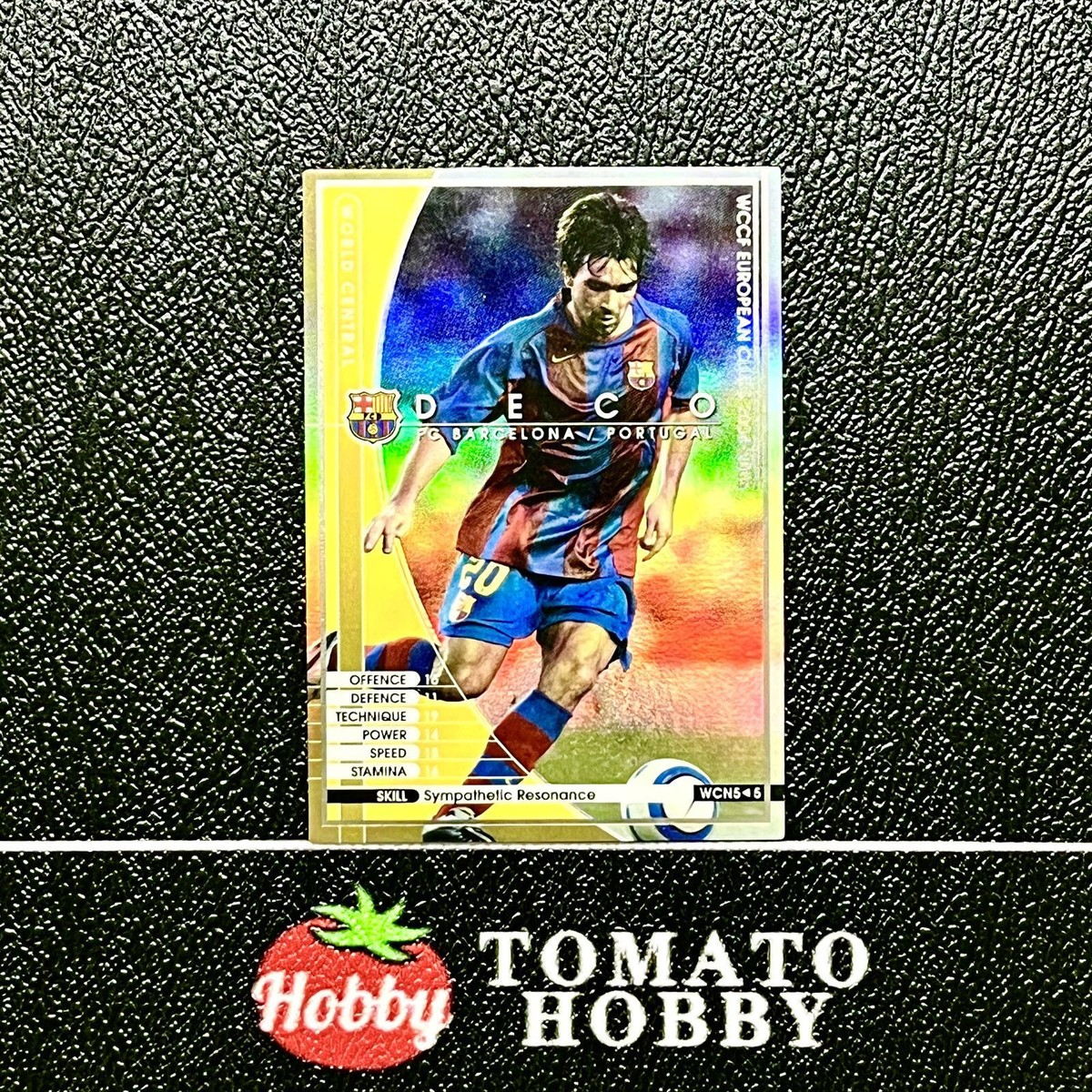 PANINI SEGA WCCF 2004-05 DECO REFRACTOR WORLD CENTRAL 5/5