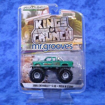 1986 Chevrolet S-10 Push N Stomp Kings Of Crunch Green Machine Chase Rare