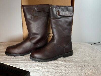 NOS Women s L.L. Bean Dark Brown Leather Boots   Multiple Sizes Available