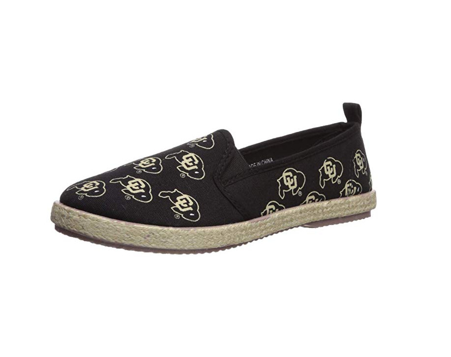 Женская обувь FOCO NCAA Colorado Buffaloes Espadrille из парусины без шнуровки