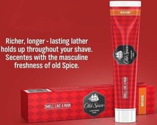 Old Spice Lather Shaving Cream Musk Smell as a Rich Smooth Man - 70 gm