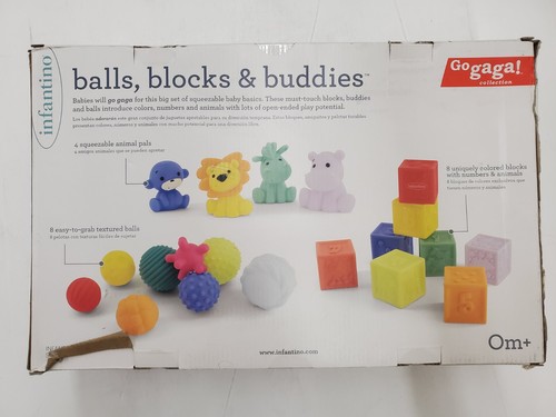 Infantino Go gaga! Balls, Blocks & Buddies - Package Defect - Picture 6 of 7