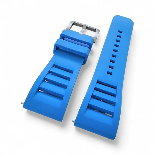 Cinturino orologio originale FKM gomma ventilato subacqueo impermeabile sport 20mm 22mm UK - Foto 50 di 63