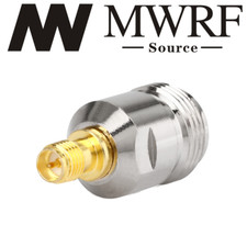 N female To RP-SMA female w/ a pin Straight RF Adapter; US Seller