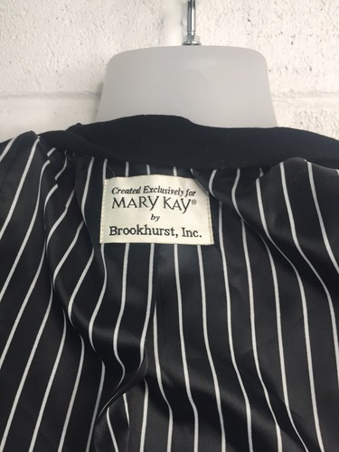 Brookhurst for Mary Kay 100% wool Blazer Black Size 12 Petite Exclusive - Picture 5 of 6