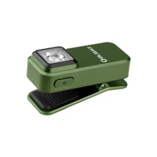 Olight Oclip OD Green Clip-on Light w/White and Red Light, 300 Lumens, 70 Meters