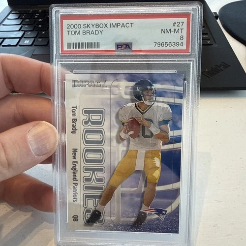 2000 Skybox Impact - Rookies Tom Brady #27 PSA 8 (RC)