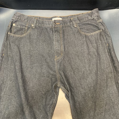 Beyond The Limit Black Denim Baggy Jeans Men’s Size 52 W X 32 L. B - Picture 3 of 10