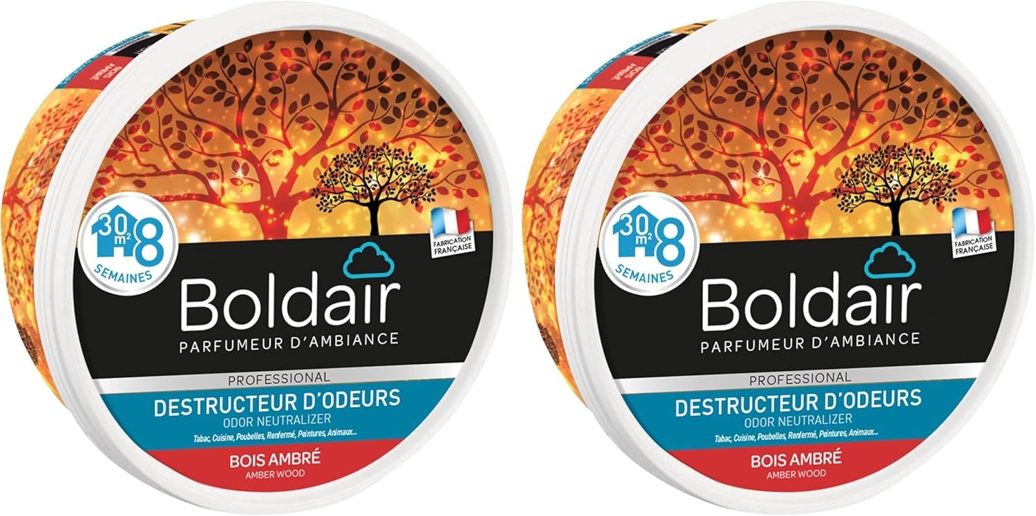 Destructeur d'odeurs en gel Ambre purificateur d'ambiance