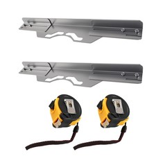 2pc Carbon Steel Alignment Tool Plates Wheel Toe Calibration W2 Tape Measure