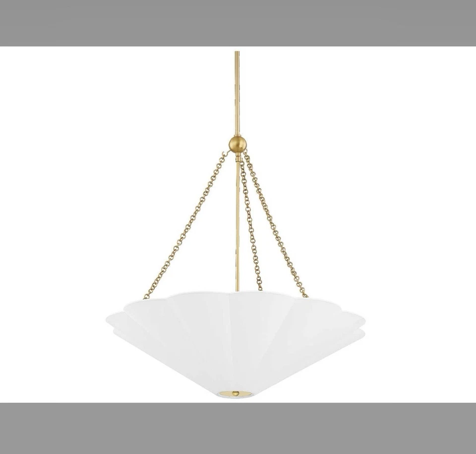 MITZI HUDSON VALLEY LIGHTING Gabin Canopy Araña Luz Dorado $1598 NUEVO Foto 2 de 4