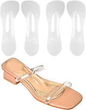 3/4 High Heel Cushion Insoles, Self-Adhesive Arch Support Inserts for Flat Feet