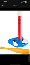 Little Tikes T-Ball Set, Red, 5 Balls, for Toddlers Ages 18 Months TOTSPORTS T-