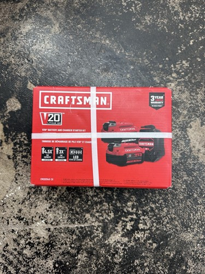 #ad #ad Craftsman V20 Battery 6.0 amp; 4.0 Charger Starter Kit CMCB2046 CK New $95.00