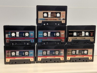 7x MAXELL XL II, UD II, XL II-S *Unbeschriftet* TYPE 2 IEC II Kassette Cassette