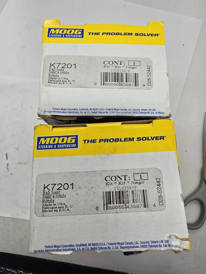 Par (2) rótula de suspensión Moog K7201 para Dodge Ram 1500 94-96 Foto 4 de 4