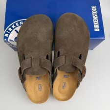 Birkenstock Boston Mocha Suede Leather Soft Footbed Men's/Women's Shoes EU 37-45
