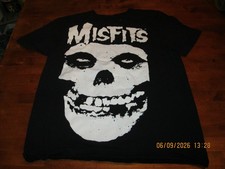 OFFICIAL Misfits T-Shirt SZ MED BLACK EUC
