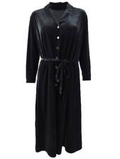 Anne Klein Women's Plus Size Velvet Midi Dress (14W, Anne Black) 093487966976