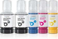 Ink Refill Bottles for ET-2850 ET-3850 ET-3760 ET-2760 ET-4850 ET-15000 ET-4760
