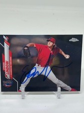 2020 Topps Pro Debut Chrome - Ethan Lindow #PDC-78 (RC) SIGNED