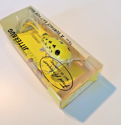 Vintage Arbogast Weedless Jitterbug NOS NEW IN BOX Topwater