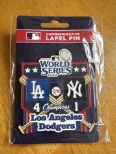 Los Angeles Dodgers 2024 World Series Oversized 3" Champions Stadium Bought Pin