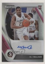 2021-22 Panini Prizm Draft Picks Silver MJ Walker #DP-MJW Auto 7m3