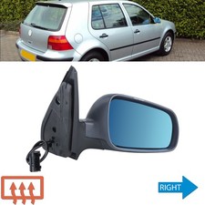For VW Golf Mk4 1997-2004 Electric Wing Door Mirror Primed Heated Right off Side