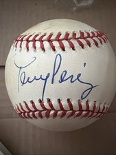 Tony Perez Autographed Baseball Philadelphia Phillies Cincinnati Reds JSA