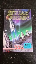 Stellar Crusade (IBM PC 3.5/5.25 floppy) Retro 1988 PC Game in box