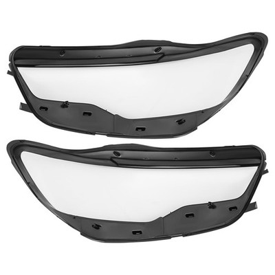 Headlight Lens Covers for 2011-2015 A6 C7 Clear PC Shell Replacement Pair