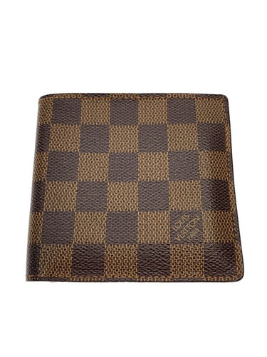 Louis Vuitton Damier Ebene Portefeuille Marco Bifold Wallet N61675 Authentic