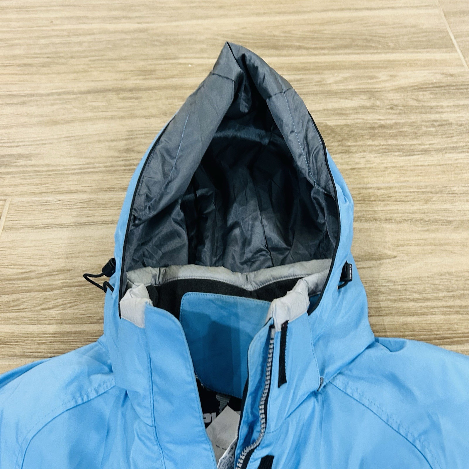 Phenix Ski Jacket US Womens size 8 Blue insulated removable hood Winter