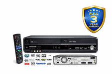 Panasonic DMR-EZ47V DVD & VHS Recorder multi-region HDMI 3-Year Warranty UK / EU