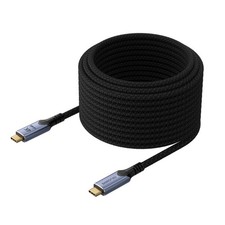 16.5FT Type C To Type C Cable 20Gbps USB C 3.2 240W For Thunderbolt 4/3 PC