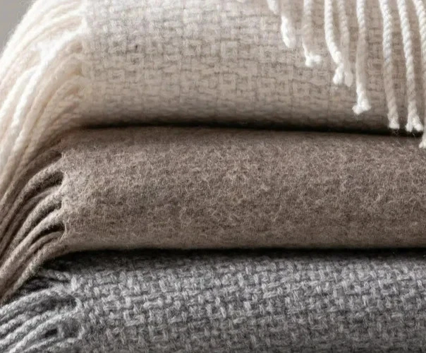 Dawson Forte Luxury Cashmere Throw Blanket – Taupe - Image 3 of 3
