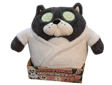  Snug Bud Pink Sky Weighted“Spa Day Frenchie”  Plush Stuffed Animal 9x12 2.2 lbs