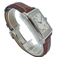 Jaeger-LeCoultre Reverso Grand Date Q3008420 28mm SS Silver Dial #KN159 4