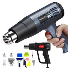 Electric Heat Gun Hot Air Gun Kit Adjustable Temperature Fast Heating Power Tool