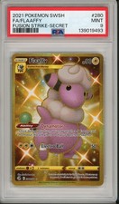 2021 Pokemon SWSH Fusion Strike Flaaffy Full Art Secret #280 PSA 9 on eBay